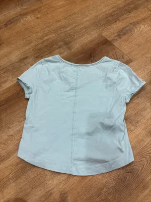 Pilcro Anthropologie blue tee thumbnail 3