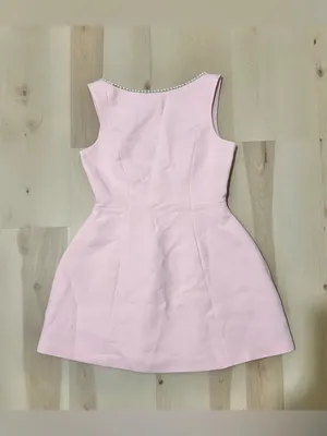 Babyboo NWT Women Medium Blush Pink Mini Dress Soft Girl Romantic Coquette Chic thumbnail 8