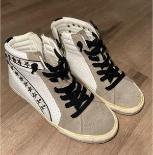 White Vintage Havana High-Tops thumbnail 1