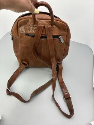 Ashwood backpack Purse Top Handle Zip Buckle Silver Hardware Pockets thumbnail 4