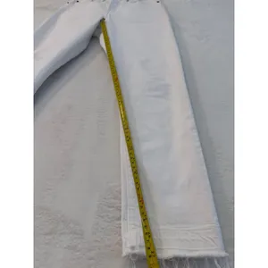 Levis‎ 501 Skinny White High Rise Button Fly Raw Hem Jeans W28 L27 thumbnail 3