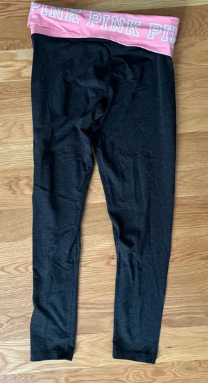 Pink Skinny Gray Leggings thumbnail 1