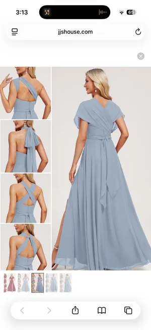 Dress JJ's House Floor-Length Chiffon Bridesmaid thumbnail 2