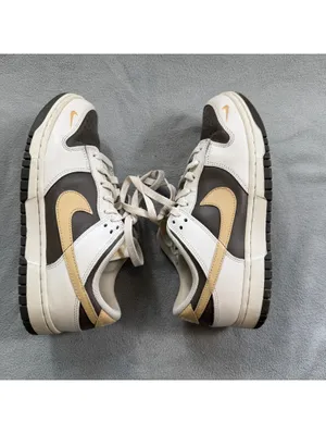 Nike Dunk Low Women’s Sesame Ironstone Phantom Brown Sneakers Size 7.5 thumbnail 4