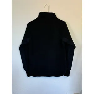 Abercrombie‎ & Fitch Black Quilted Snap Long Sleeve Black Sweatshirt Size XS thumbnail 6