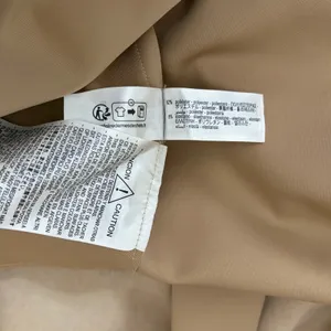 ZARA Faux Suede Trench Coat Belted Jacket Solid Tan Brown Pockets Outdoors Large thumbnail 13