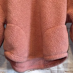 All In Motion Sweater Womens Large Blush Pink Pullover Cropped Hi Lo High Neck thumbnail 3