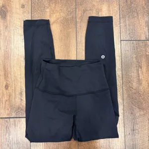 Lululemon Wunder Train High-Rise Crop 23" Leggings LW6BNFS Black Women's Size 2 thumbnail 2