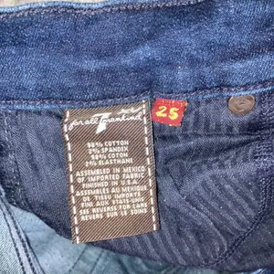 7 For All Mankind Roxanne Jeans Women 25x31 Low‎ Rise Dark Wash Slim Fit Stretch thumbnail 4