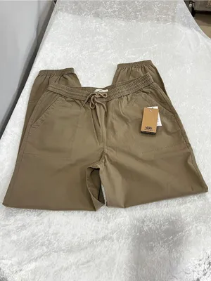 Vans Chamber II Jogger Women's Elastic Waistband Khaki Size Large Cotton Blend thumbnail 3