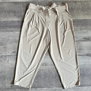 Athleta Skyline Pant II Womens 18 High Rise Paperbag Waist Straight Fit Slim thumbnail 1