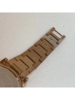 Beverly Hills polo club women’s watch rose gold tone rhinestones 40mm 6” running thumbnail 7