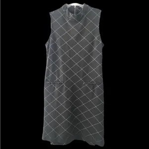 Sharagano Sleeveless Dress Gray/White‎ Size 6 thumbnail 10