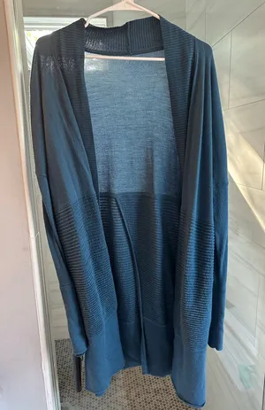 Lululemon Blue Cardigan  thumbnail 1