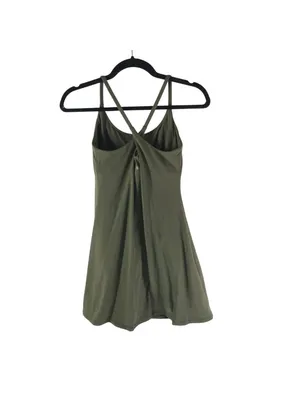 Halara SoftlyZero Plush Active Dress-Longer Length-Easy Peezy Edition Green XS thumbnail 5