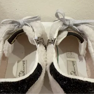 Vintage Havana Women's Melina Embellished Faux Fur Sneakers Size 6 Preowned thumbnail 6