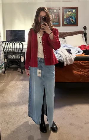 Red Leather Jacket thumbnail 7