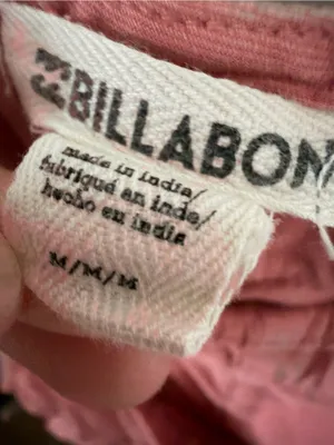 🪸Billabong Wild Pursuit Pink Romper Shorts Overalls Jumper Bibs🪸 ~medium thumbnail 7