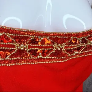 Vinatge Jessica McClintock gunne sax satan beaded sequin ball gown dress 9-10 thumbnail 3