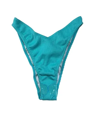 A. Che Teal Marble Halter Bikini Top M + ASOS AsYou Teal Bottom US 8 Set thumbnail 7