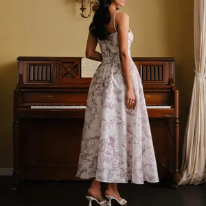 Commense Toile Print Corset Dress size xs thumbnail 2