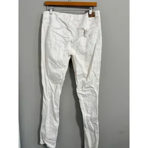 American Eagle Skinny Jeans Women 10 White Studded Pocket Stretch Denim Pants thumbnail 5
