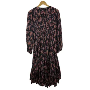 Ulla Johnson Joan Midi Dress Size 8‎ Floral Smocked Tiered Boho Cottage Romantic thumbnail 7
