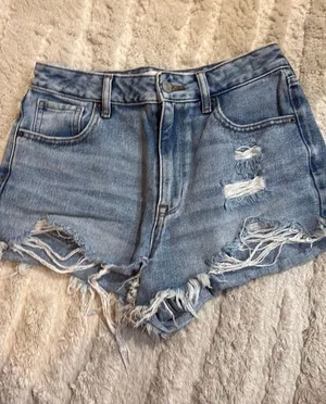 Pacsun High Rise Jean Shorts thumbnail 1