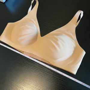 Knix WingWoman Contour‎ Bra Nude Beige Wireless Seamless Large. thumbnail 6