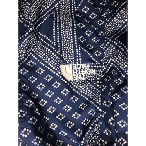 The North Face Fanorak Windbreaker Womens XS Blue Excellent Bandana Print Jacket thumbnail 3