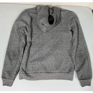 American Apparel Gray Marled Zipper Sweater Sweatshirt Hoodie Outerwear XS 🩶 thumbnail 4