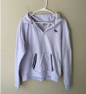 pink quarter zip thumbnail 1