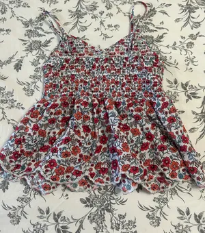 Red Floral Tank thumbnail 2
