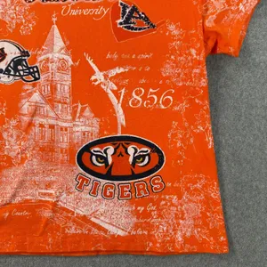 Auburn Tigers Y2k Fitted Tee Shirt Women's X-Large Embellished Short Sleeve thumbnail 4