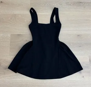 White Fox Mini Dress Sleeveless Moonlight Magic Size M Black thumbnail 1