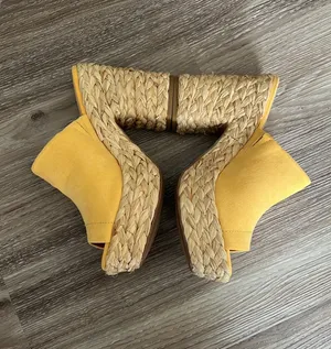 Lulus Ervyn Suede Raffia Platform Slide Sandals thumbnail 6