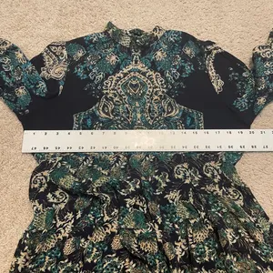 Free People XS Lady Luck floral paisley bell sleeve tunic dress TLS1 3479 thumbnail 3
