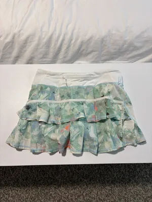 Vintage Lululemon Pleated Watercolor Skirt thumbnail 2