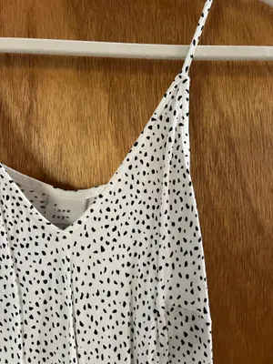 A new day maxi polka dot flowy dress thumbnail 2