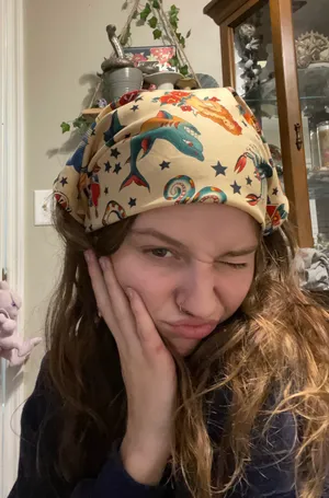 traditional print bandana thumbnail 3