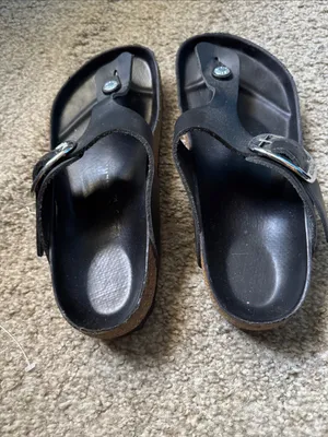 Birkenstock Black Big Buckle Gizeh Thong Sandals thumbnail 4
