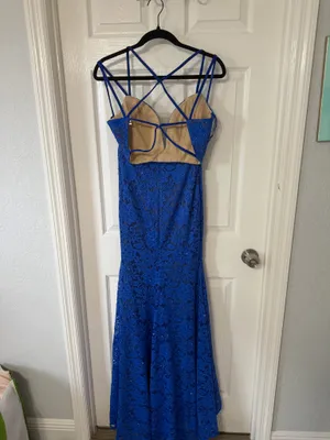 Prom Dress Blue Size 0 thumbnail 2