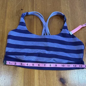 Lululemon Striped purple Women's Sport Top thumbnail 7
