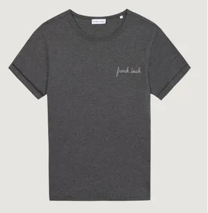 Maison Labiche Poitou Tshirt French Touch Color Black Size Medium Slight V Neck thumbnail 1