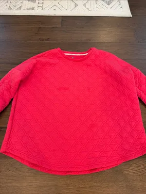 Tuckernuck Sport Azalea Ally Quilted Swing Sweatshirt Size M/L - C67-049 thumbnail 3