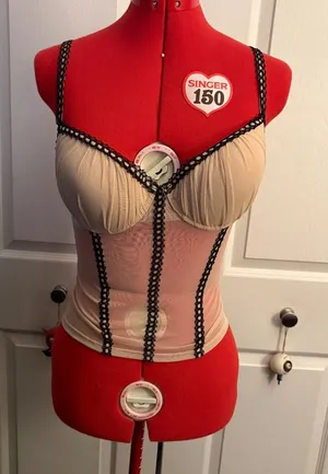 Gilligan & O'Malley Faux Bustier Style Bra 34D thumbnail 1
