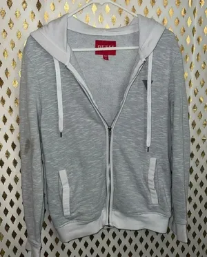 Guess zip up hoodie vintage size XS ￼ thumbnail 1