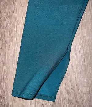 Abercrombie Cropped Corset Ballet Core Top Teal Green Size XL thumbnail 4