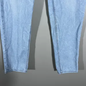 American Eagle Highest Rise Baggy Straight Light Wash Denim Jeans Blue Size 0 thumbnail 3