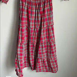 Hill House Red Tartan Nesli Nap Dress XS thumbnail 9